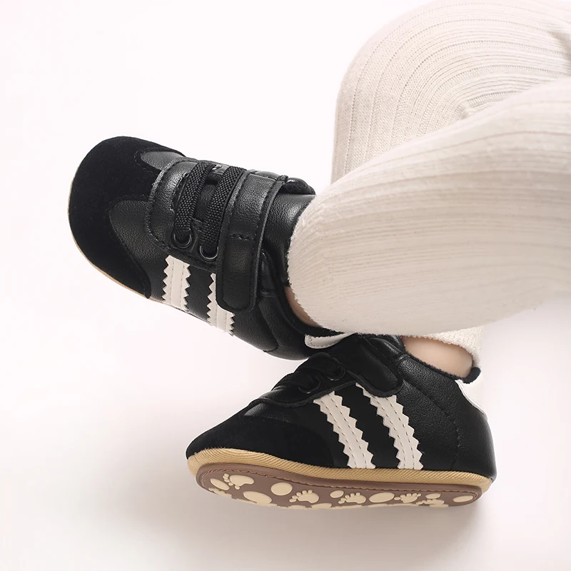 Modische koreanische Version von Herren- und Damen-Sportschuhen, Indoor-Schuhe mit weicher Gummisohle, rutschfest, für Babys von 0-18 Monaten. – Detail 19