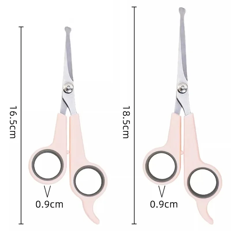 Dog Hair Scissors Dogs Hair Trimmer Dog Grooming Stainless Steel Scissors for Dogs Cleaning Hand Protector Scissors Pet Supplies