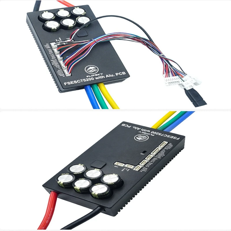 Flipsky ESC 75200 84V 200A High Current With Aluminum PCB Based On VESC For E-Foil Fighting Robot Surfboard AGV Robot