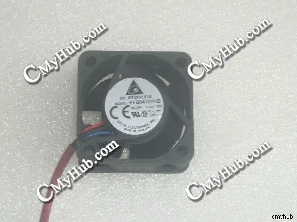 For DELTA ELECTRONICS EFB0412VHD-R00 DC12V 0.18A 4020 4CM 40MM 40X40X20MM 3pin Cooling Fan EFB0412VHD-R00 3620419811