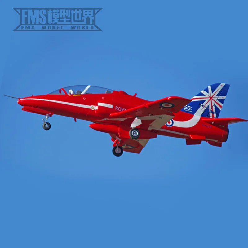 Fms 80mm Culvert Red Arrow Eagle Flying Team Large Single Engine Fixed Wing Assembly Model Outdoor Aircraft Remote Control Toy