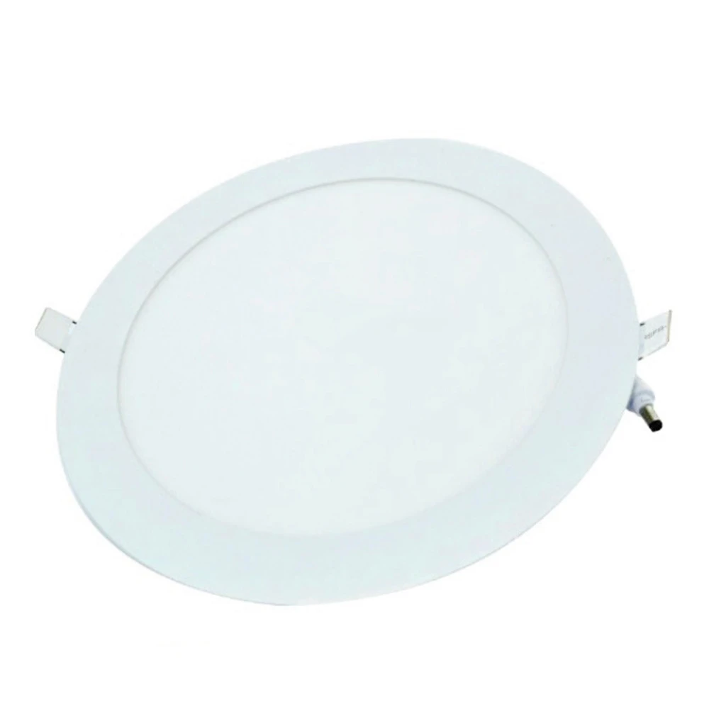 Panel de luz LED ultrafino, lámpara de techo empotrada Circular, redonda, 3W, 6W, 9W, 12W, 15W, 18W, plafón de punto, Ledpaneel, 110V, 220V