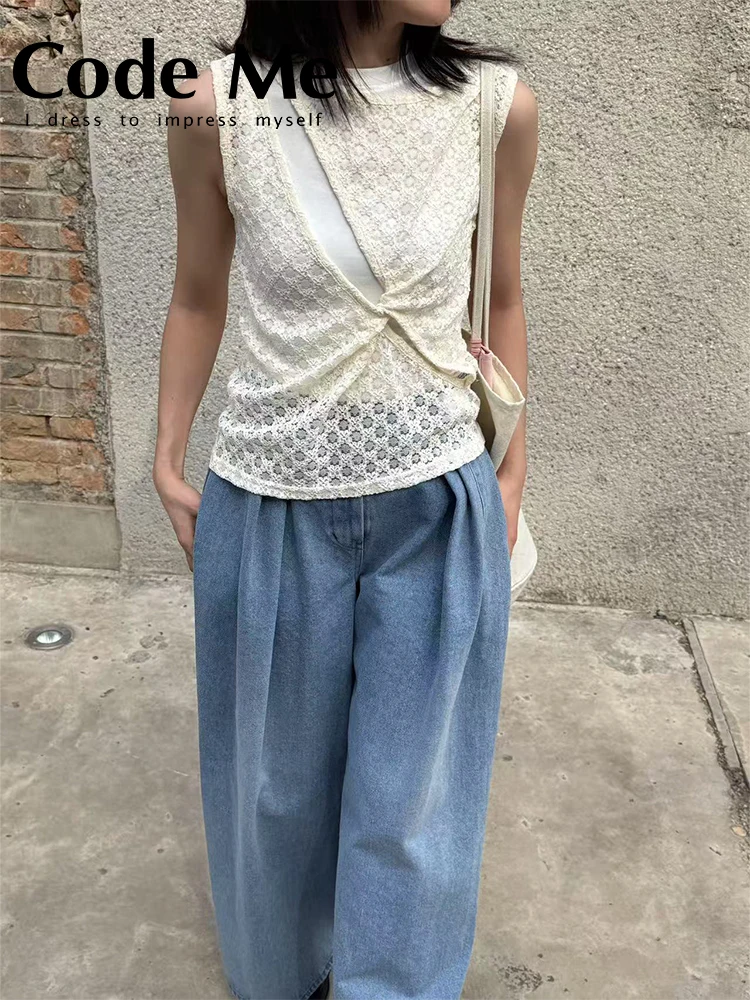 

Топ-жилет Eler Knot с вырезами и бретелями, оригинальный дизайн CodeMe Handbag Store, весна 2025, стандартная длина, цветной