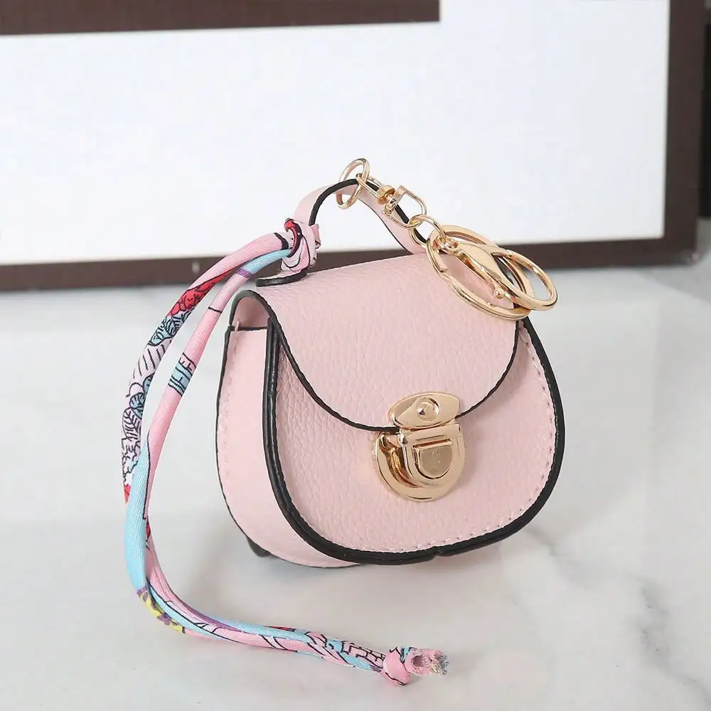 Mini PU-Leder Satteltaschen-Anhänger Luxuriöser Niedlicher Münzbeutel-Anhänger Modische Deko Kreativer Schlüsselanhänger Geschenk Lippenstifttasche – Detail 8