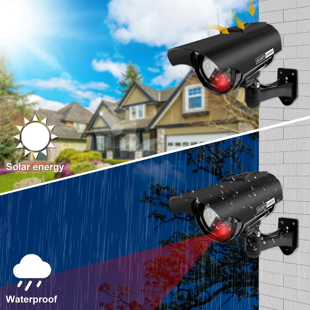 EZHEN CCTV Home Surveillance Cameras Outdoor Solar Panels Street CCTV Video Surveillance Camera Automatic Charging Security