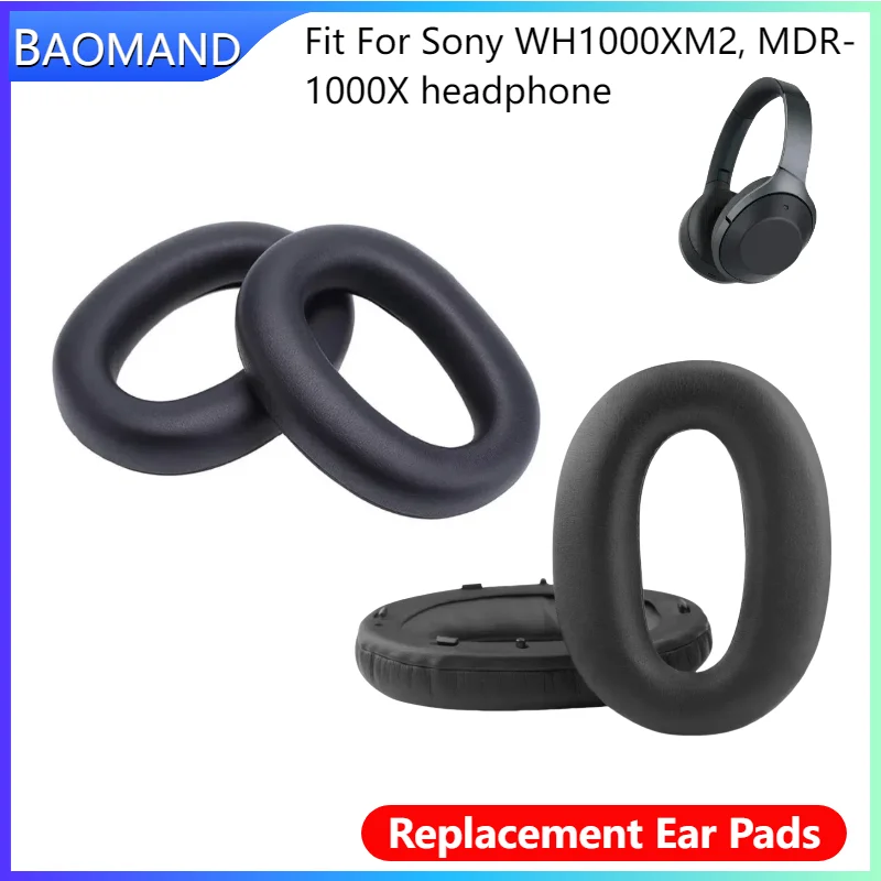 

1Pair Replacement Earpads Foam Ear Pads for Sony WH1000XM2, MDR-1000X Headphones Earmuff/Earphone Sleeve Headset