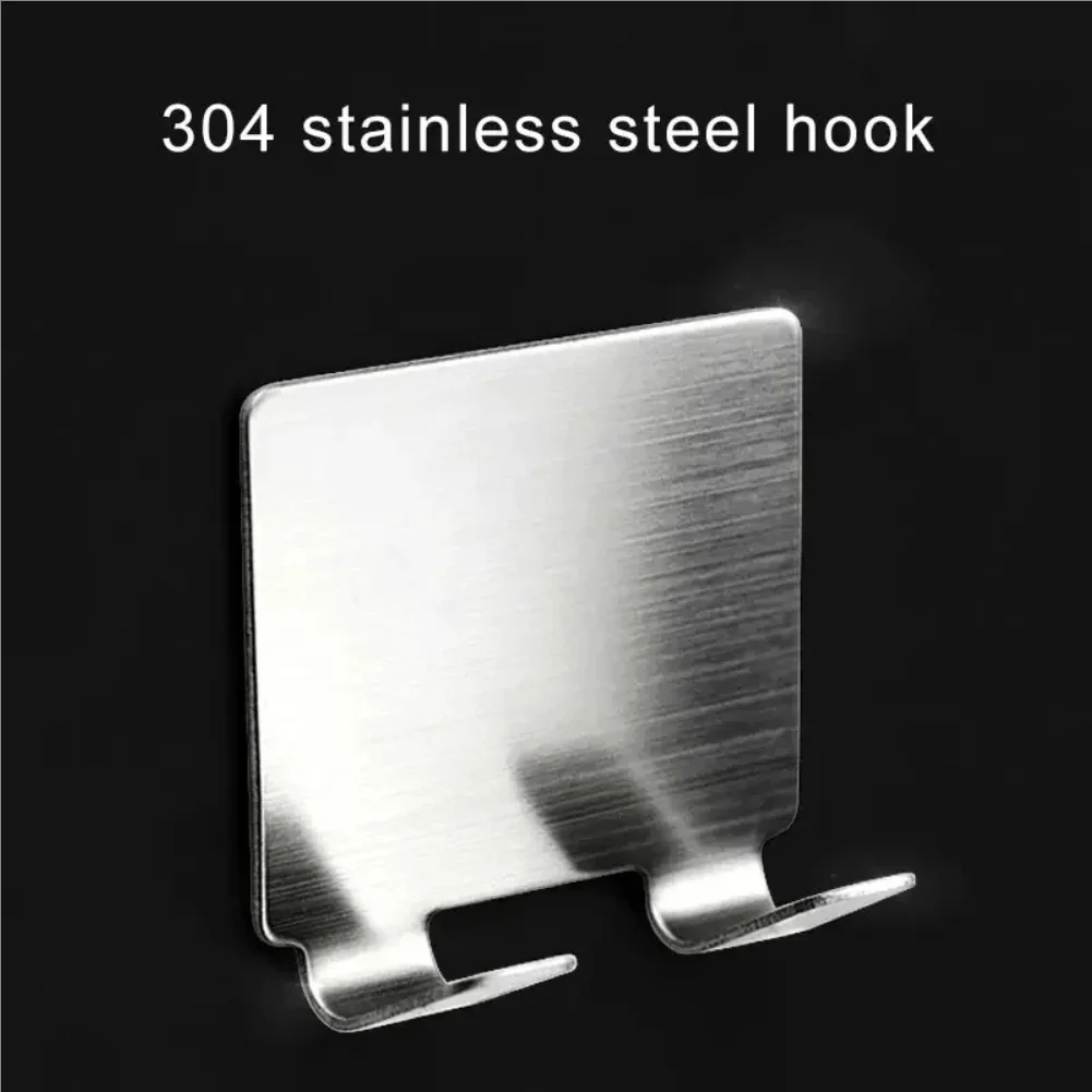 2pcs Razor Holder 304 Stainless Steel Men Shaving Shaver Razor Stand Shelf Shaving Razor Storage Rack Bathroom Hook Organizer