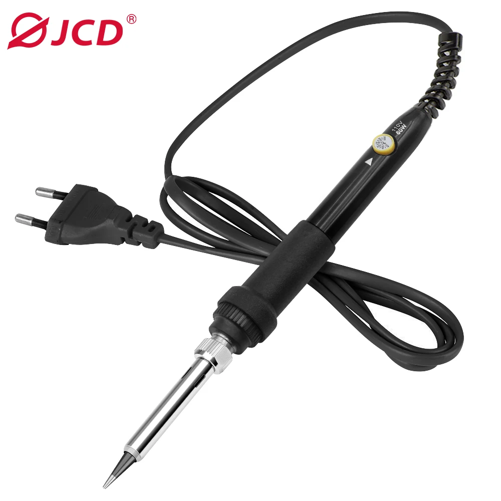 JCD Electric Soldering Iron Adjustable Temperature Digital Display Electronic Welding Repair Tools With Solder Tin Iron Tips 908