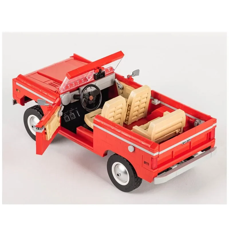 

MOC-124595 Red New Supercar Racing Building Block Model 966 Parts MOC Creative Boy Kids Birthday Building Blocks Toy Gift