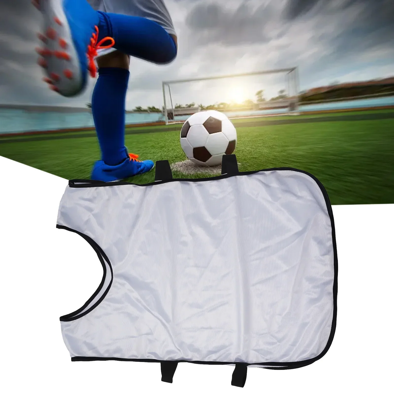 

Football Vest Mesh Fast Drying Lightweight Loose Fitment Polyester Rugby Soccer Sports Training BIBS Basketball