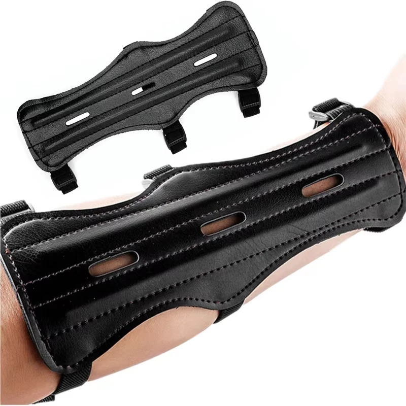 Archery Equipment Arm Guard Protection Forearm Safe Adjustable Bow Arrow Hunting Shooting Training Accessories Protector Tools