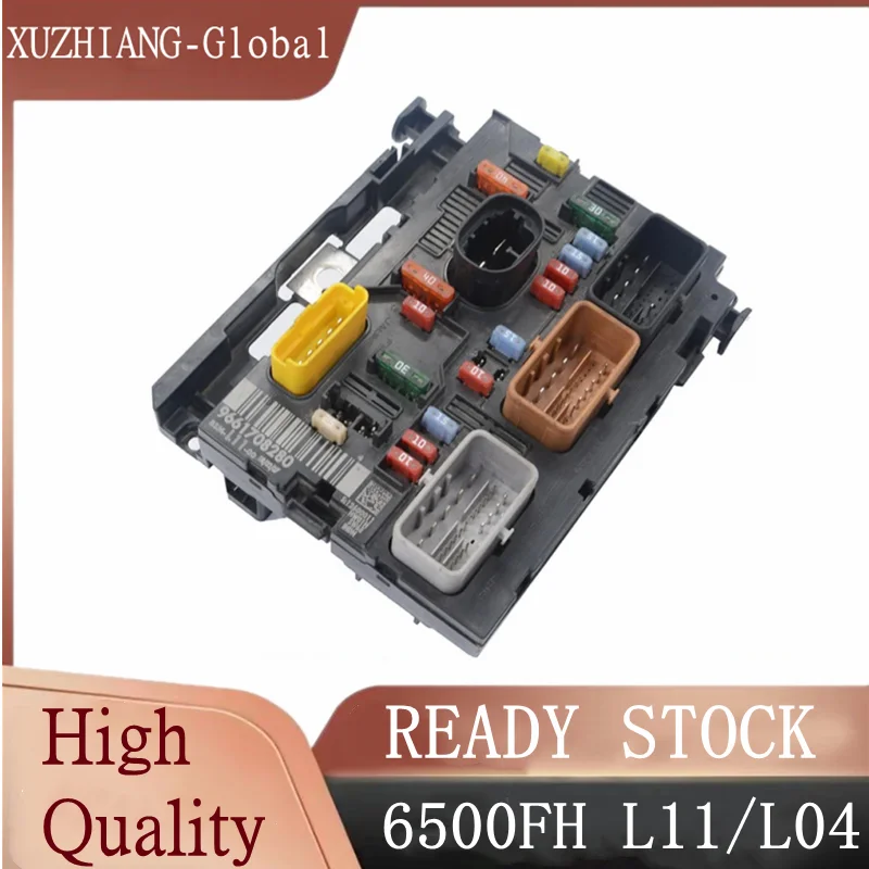

Car Fuse Box Unit Assembly BSM-L04/L11 6500FH 9661708280 9664055780/580 9661087080 for Peugeot 107 207 307 207 CC Citroen C4 C5