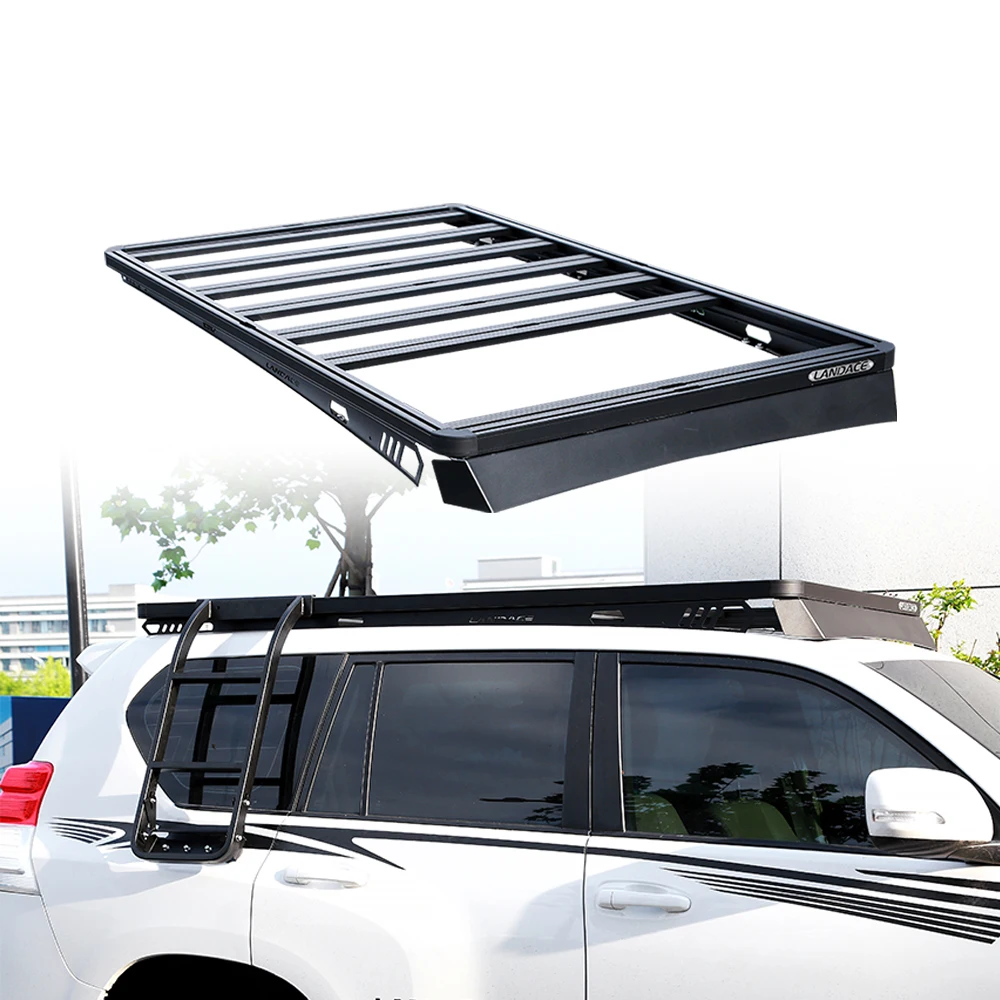 

Off Road Prado Lc150 4x4 Universal Flat Low Profile Roof Rail Rack Car Roof Racks for Toyota