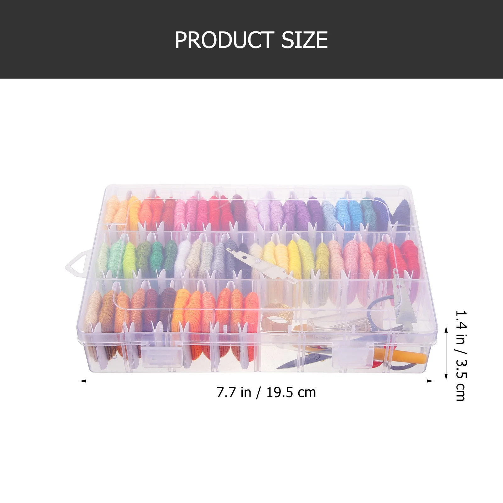 

1Set Embroidery Thread Kit Colored DIY Full Set Durable Handcraft Embroidery Floss Cross Stitch Sewing Supplies