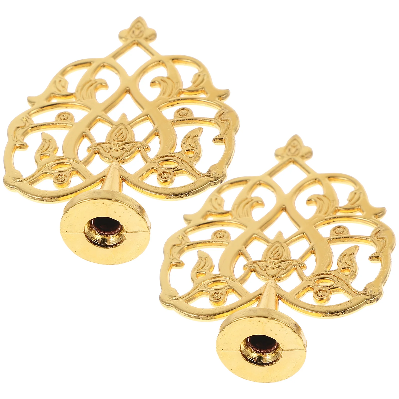 

2Pcs Pot Lid Knobs Zinc Alloy Replacement Handles Heat Resistant Pan Lid Knobs for Kitchen Cookware Accessories