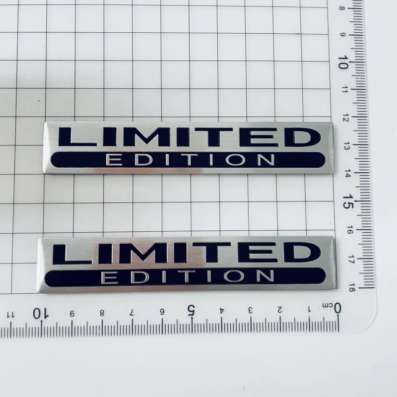 3D Metal LIMITED EDITION Emblem Sticker Aluminium Logo Car Fender Badge Trunk Decal Special EDITION Stikcer Accessories