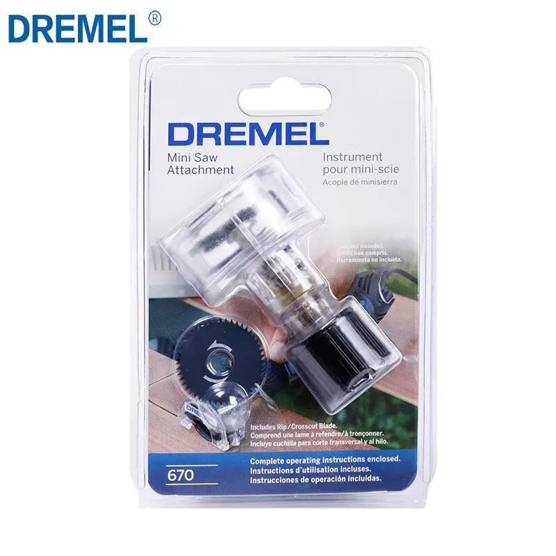 Dremel 670 Attachment Hole Saw Kit with 6.4Mm Cutting Depth for Dremel 3000/4000/8220 Rotary Power Tools Accessories