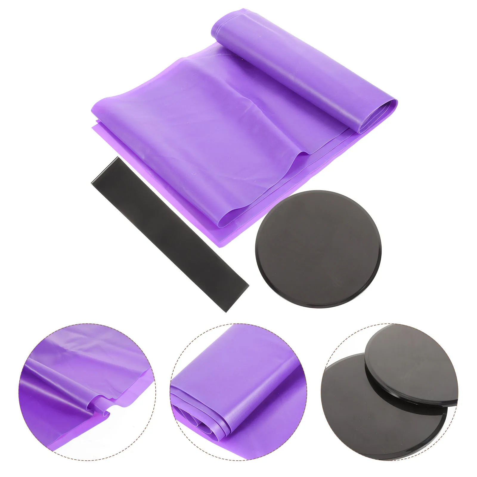 

1 set Yoga Fitness Equipment Set Resistance Bands Abdominal Training Board Home Gym Stretch Band Exercise Tools For Men Women