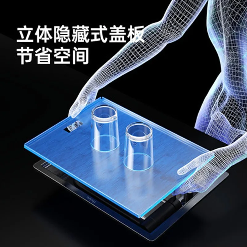 숨겨진 싱크대 304 스테인레스 스틸 단일 슬롯 소형 바 카운터 야채 세척대 블랙 미니 아일랜드 싱크대 투명