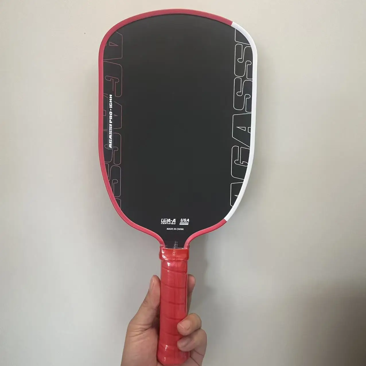 

Peak Agassi T700 Carbon Fiber Professional Tournament-Level Paddle, 4th Generation Durable Craftsmanship
