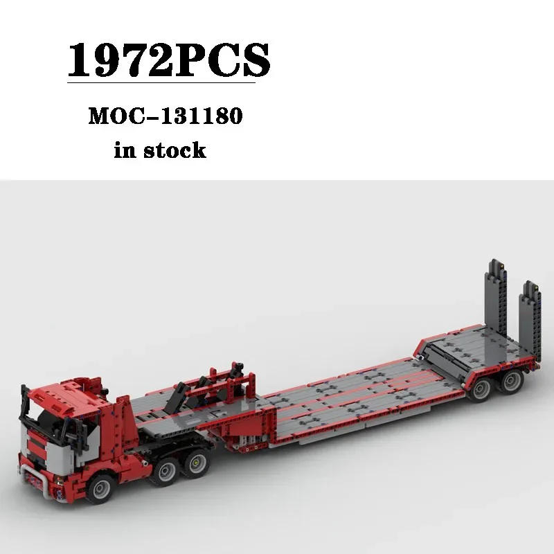 

New MOC-131180 Low Loader (42098 C Type) Building DIY Building Blocks 1972PCS Adult Birthday Gifts Children Christmas Toy Gifts