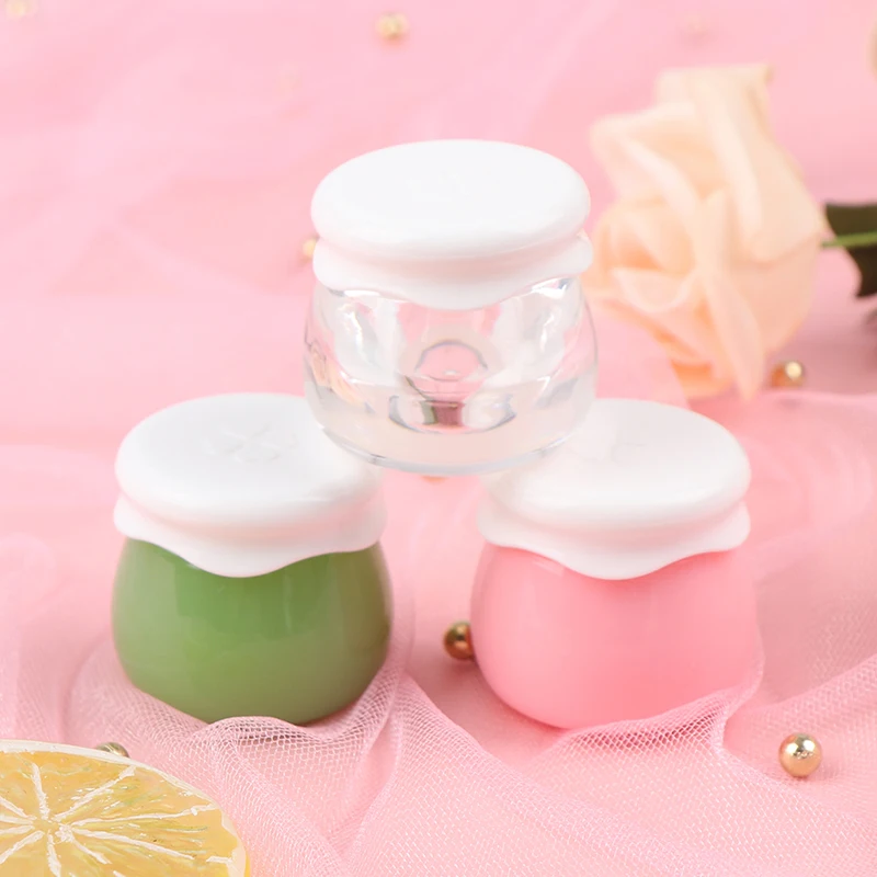 10G Plastic Cosmetic Empty Jar Pots Makeup Cream Lip Balm Refillable Container