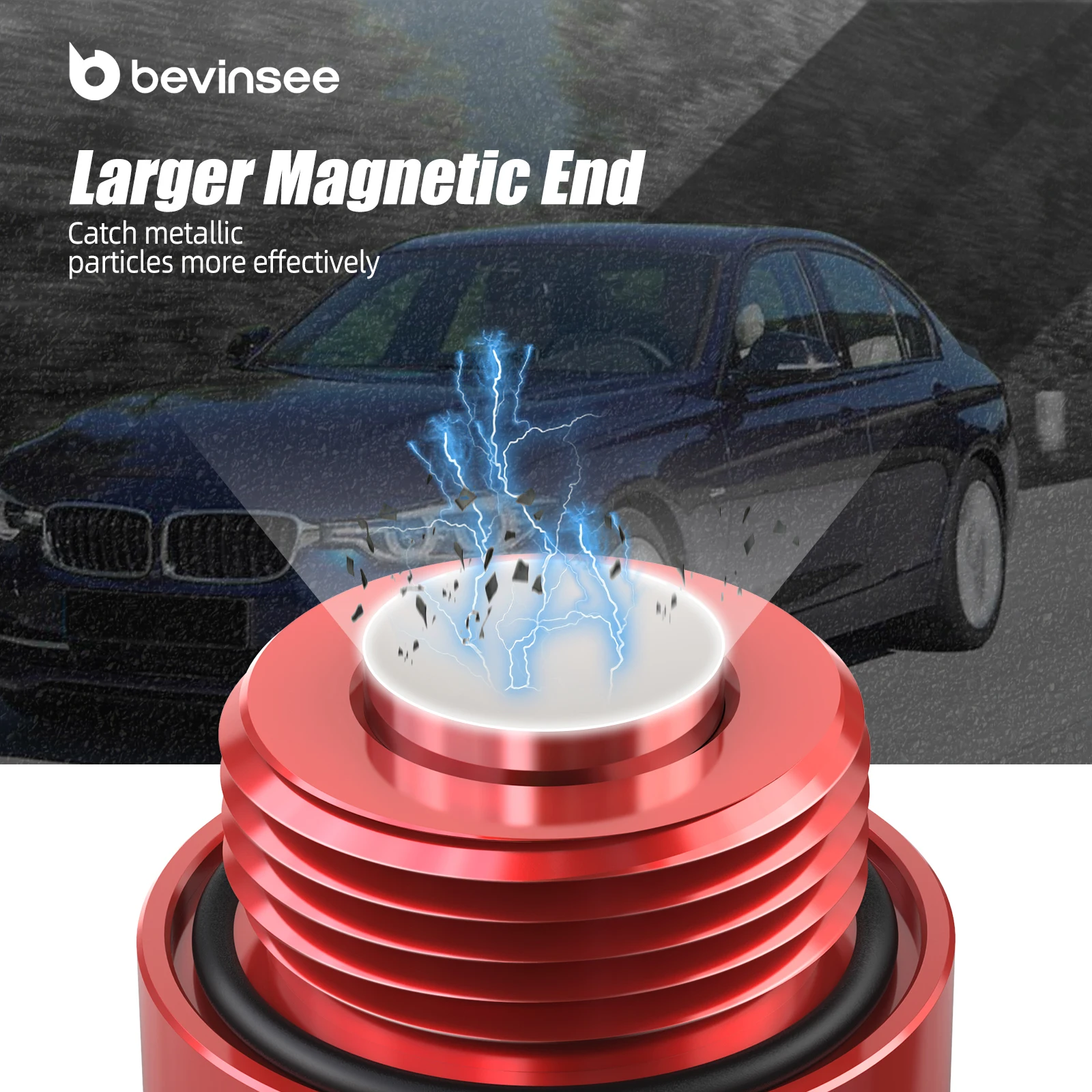 BEVINSEE Differential Drain/Fill Plug for BMW E39 E46 E90 E92 E93 E36 E60 E87 E34 E30 F20 F22 F30 F10 G20 G30 X1 X3 X5 X6 Z3 Z4