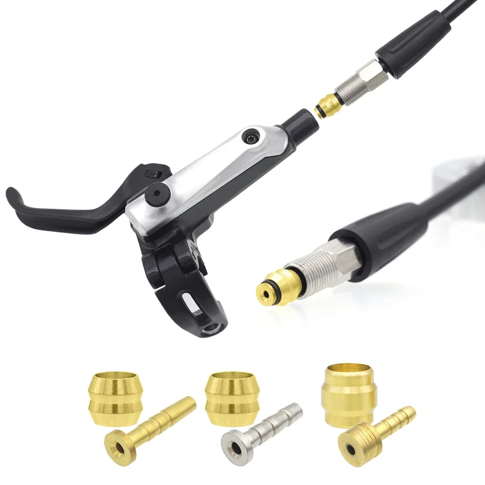 4 قطعة النحاس الجبلية دراجة ماسورة زيت الفرامل الزيتون رئيس النفط دبوس الصحن الهيدروليكي الفرامل النفط إبرة البطانات ل SRAM BH90 BH-59/63 دليل #3