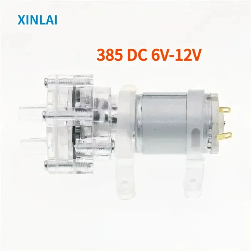 385 DC 6 V-12 V odporność na wysoką temperaturę 100 stopni celsjusza Mini mikro pompa wodna membranowa pompa wodna pompa próżniowa