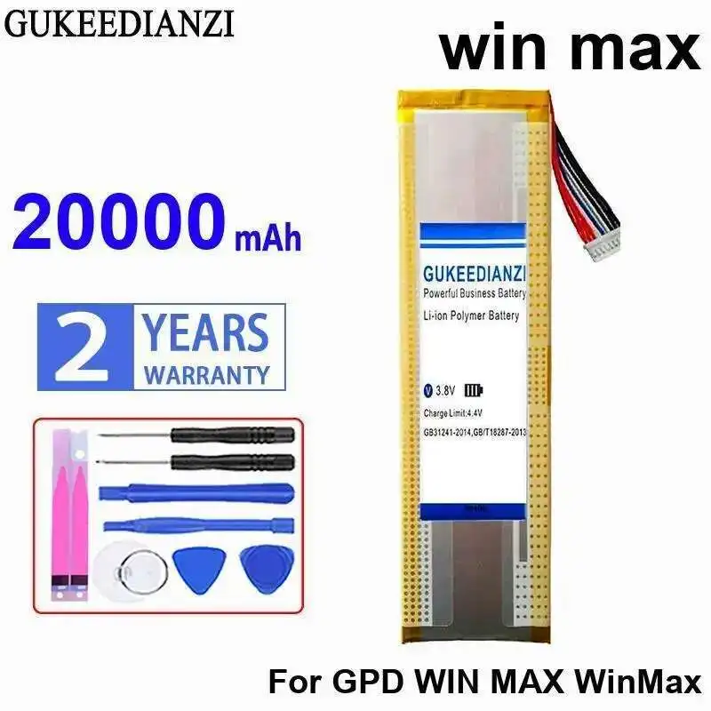 

20000Mah For Gpd Win Max Winmax Tablet Battery Reliable Power High Capacity