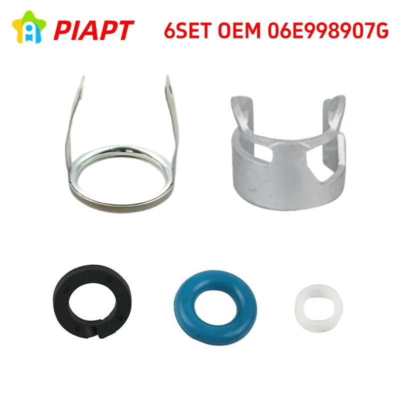 

4SET OEM 06E998907G Fuel Injectors Seals Repair O-ring Kit For AUDI A4 A6 A8 2.8L 3.2L V6 V8 for VW Touareg
