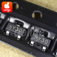 30PCS genuine S8050M-D HY1D HY2D HY3D S8550M-D silk screen printed HY4D SMT SMD SOT23 1.5A high current transistor