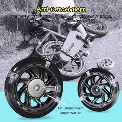 Quality Bike Training Wheels For Kids Bicycle Adjustable Stabiliser, Suitable For 12 14 16 18 20 Inch Children's Bike