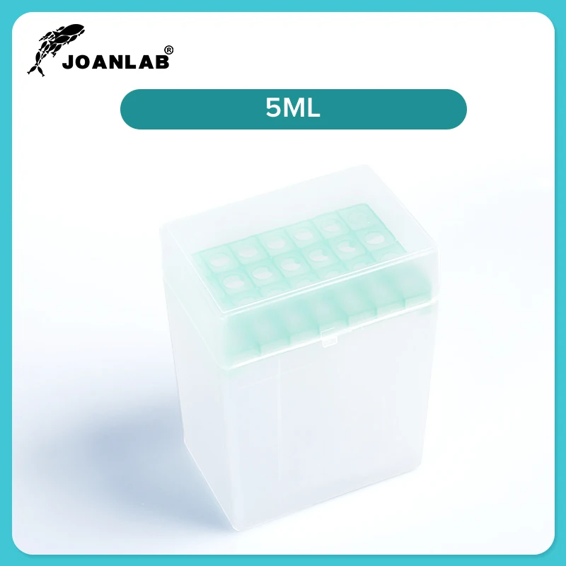 JOANLAB Laboratory Pipette Tip Box 10ul 200ul 1ml 5ml 10ml Micropipette Plastic Pipette Box Laboratory Equipment Supplies