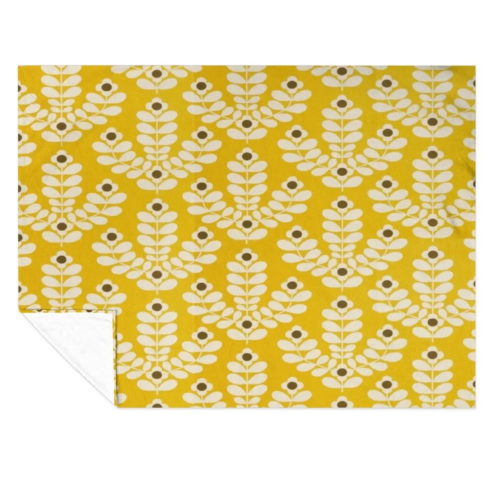 

orla kiely juniper stem ,orla kiely abstract juniper stem flowers design Throw Blanket Bed Softest blankets ands Furry Blankets