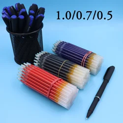 25pcs/Set Gel Pen Refill Black Replaceable Rod 0.5 0.7 1.0 For Commercial Blur Red Ink Signature Festival Greeting Card