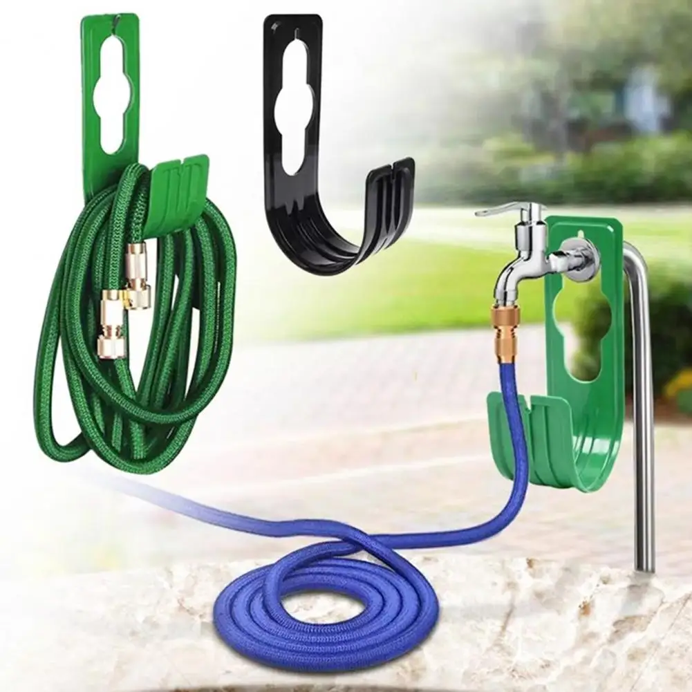 1 Pc Garden Hose Holder ABS Strong Load Bearing Space Saving High Pressure Car Washer Water Hose Storage Rack Hook Hanger 호스 브래킷