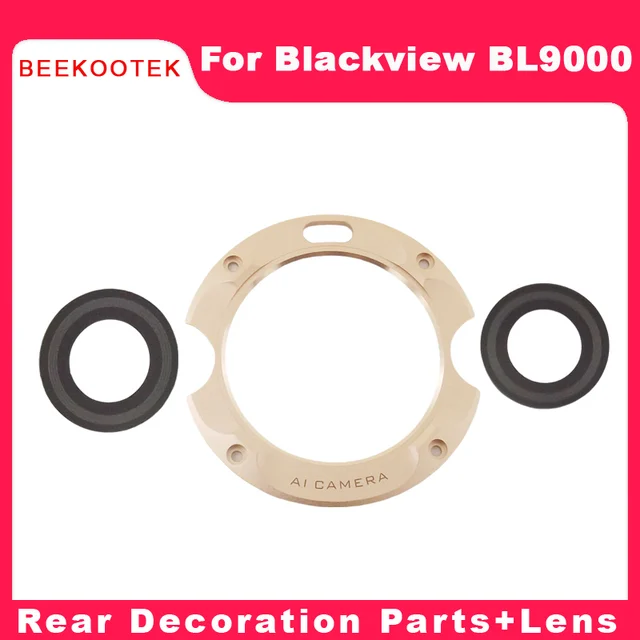 Oryginalne metalowe części dekoracyjne Blackview BL9000 Tylny obiektyw kamery głównej Kamera szerokokątna do smartfona Blackview BL9000