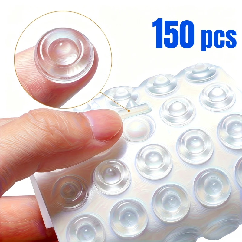 150pcs Anti-Collision Pads,Perfect for Cabinet Doors,Furniture, And Anti-Slip Handles, Preventing Scratches And Reducing Noise