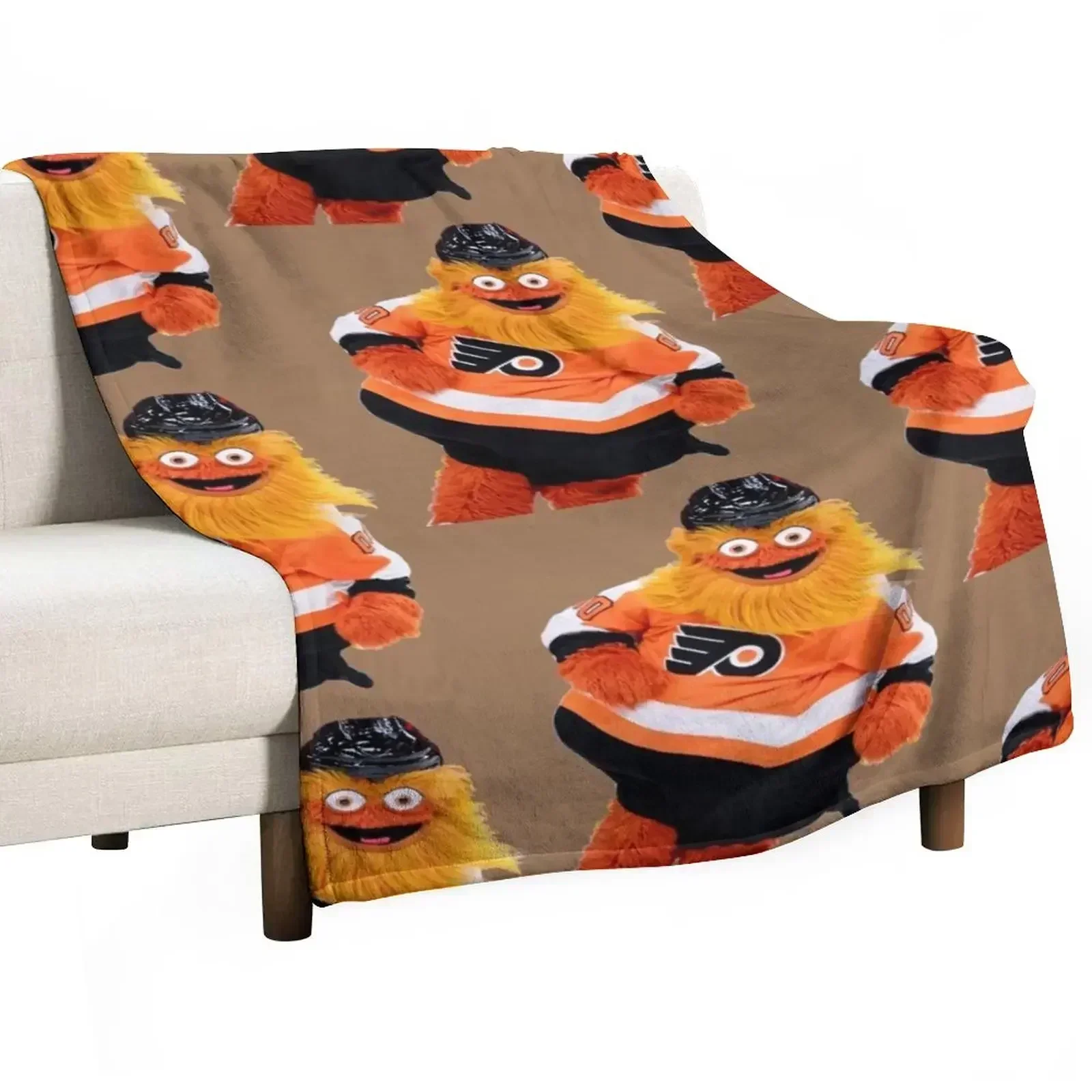 Gritty mascot shirts Throw Blanket Thin blankets ands Sleeping Bag Winter beds christmas gifts Blankets