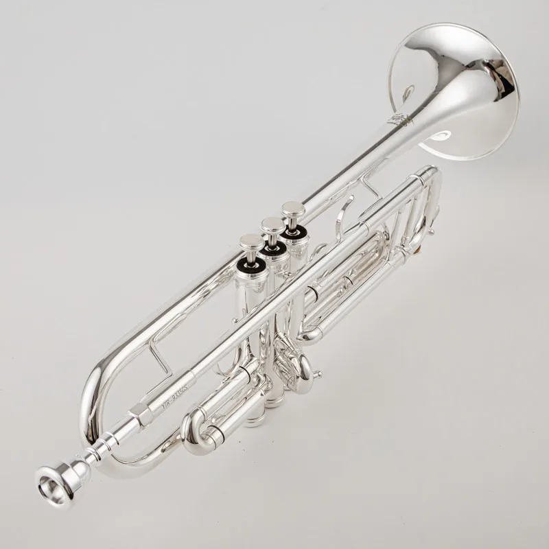 Made in Japan quality XENO9335 Trumpet B Flat Silver Plated Professional Trumpet Musical Instruments with Case Free Shipping