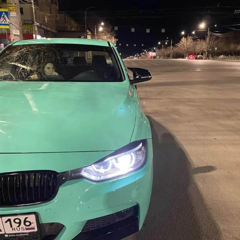 

Glb подходит для BMW 3 серии 4 F20 F30 F35 F34, модифицированный коровьим рогом, блестящий черный корпус зеркала заднего вида, аксессуары, 2 шт.