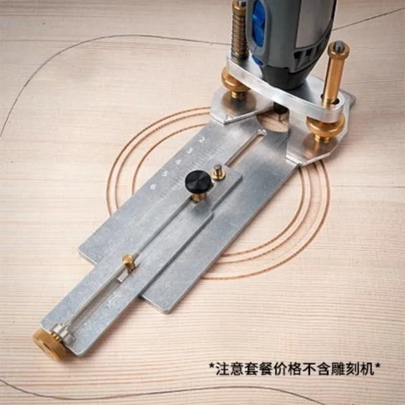 For Guitar Soundhole Router Base Inlay Routing Jig Luthier Tool Woodworking