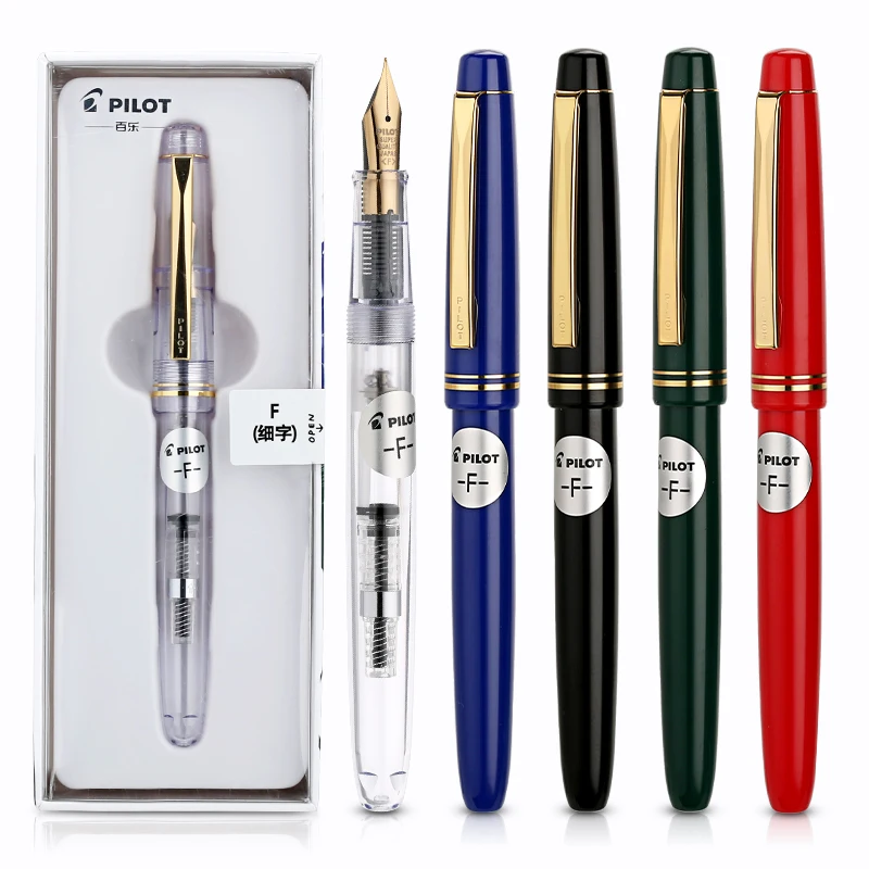 PILOT Limited FP-78G+ Foutain Pen Italian Style Series Upgraded Version 22k Gold-plated Nib Calligraphy Gift Box Replaceable Ink