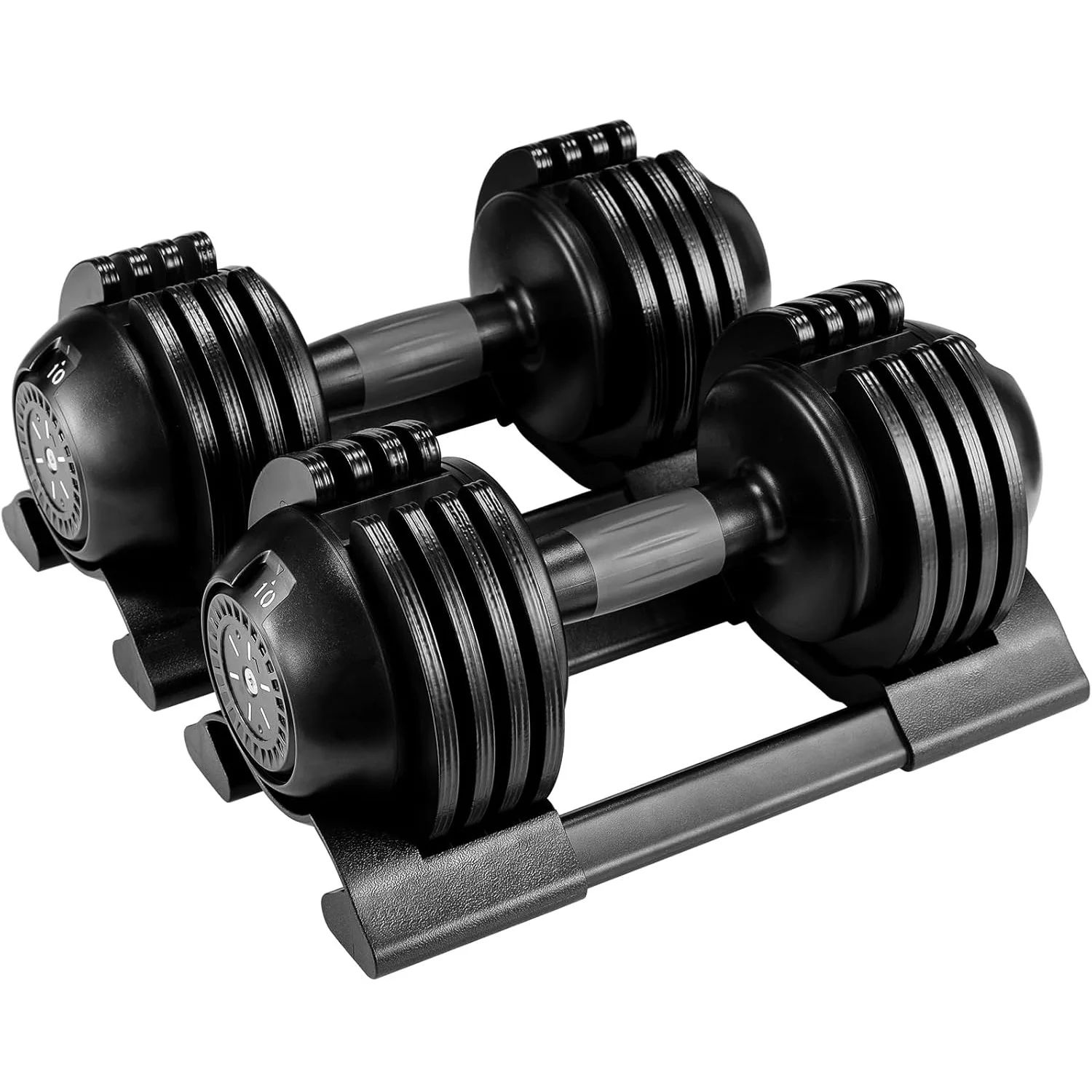 Verstellbare Hanteln 10/20/24 kg mit 5 Gewichtsstufen, Hantelset mit Hantelscheiben, verstellbare Hanteln, variable Gewichte