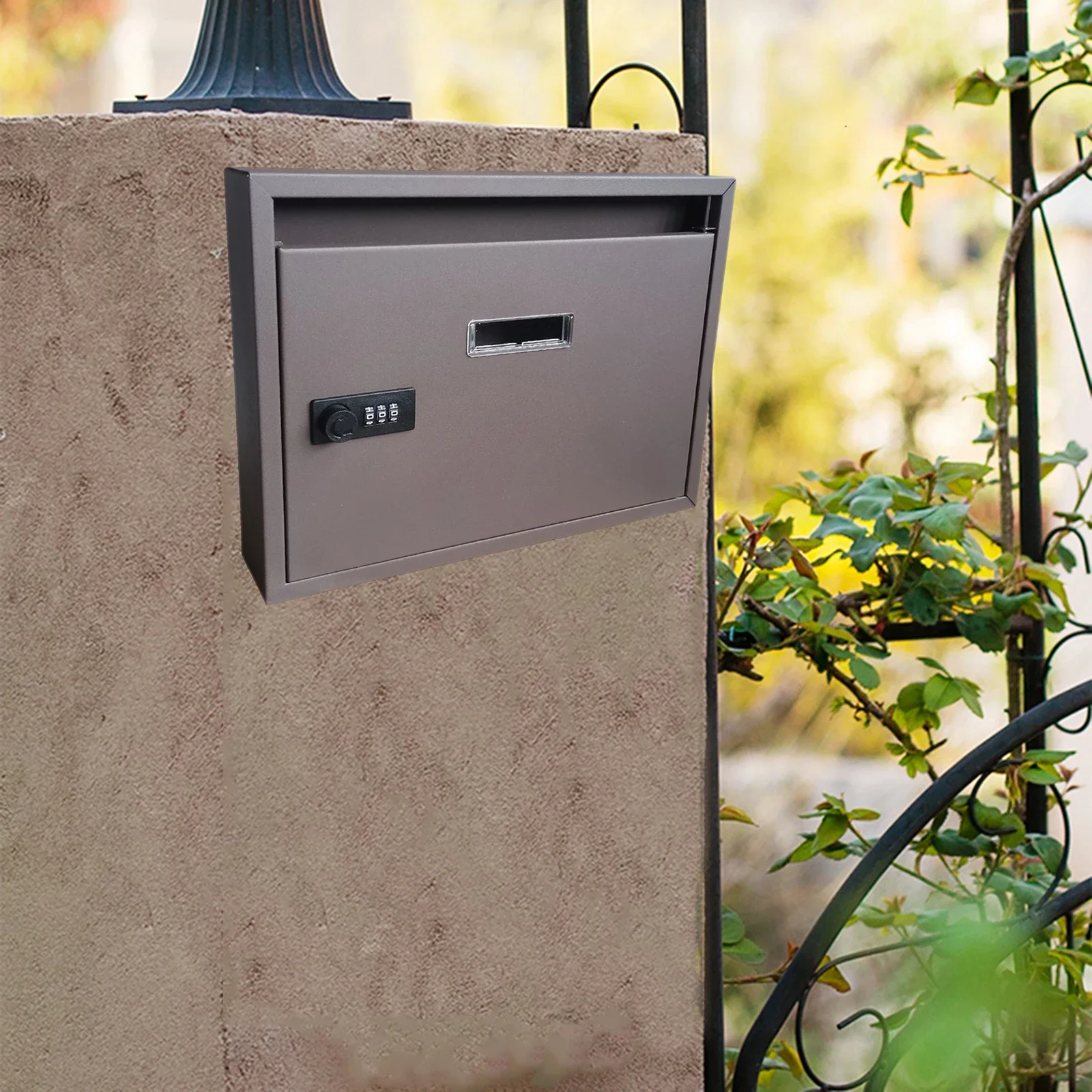 metal-mailbox-post-lockable-mail-box-hanging-suggestion-box-front-door-gate-secure-storage-outdoor-decoration-password-lock