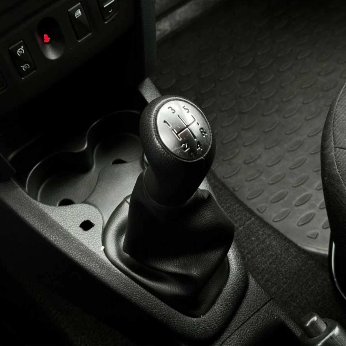 Gear Shift Knob Gaiter PU Leather Cover Adapter For Dacia Logan II 2012 2013-2022 Renault Symbol Pen Dustproof Frame Repair Kit