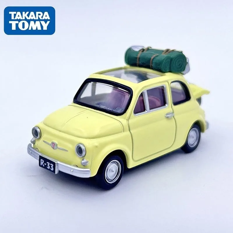 TAKARA TOMY TPU05 Lupin III Fiat 500 Limited Edition Diecast Car Model Collectible Toy Christmas gifts for children