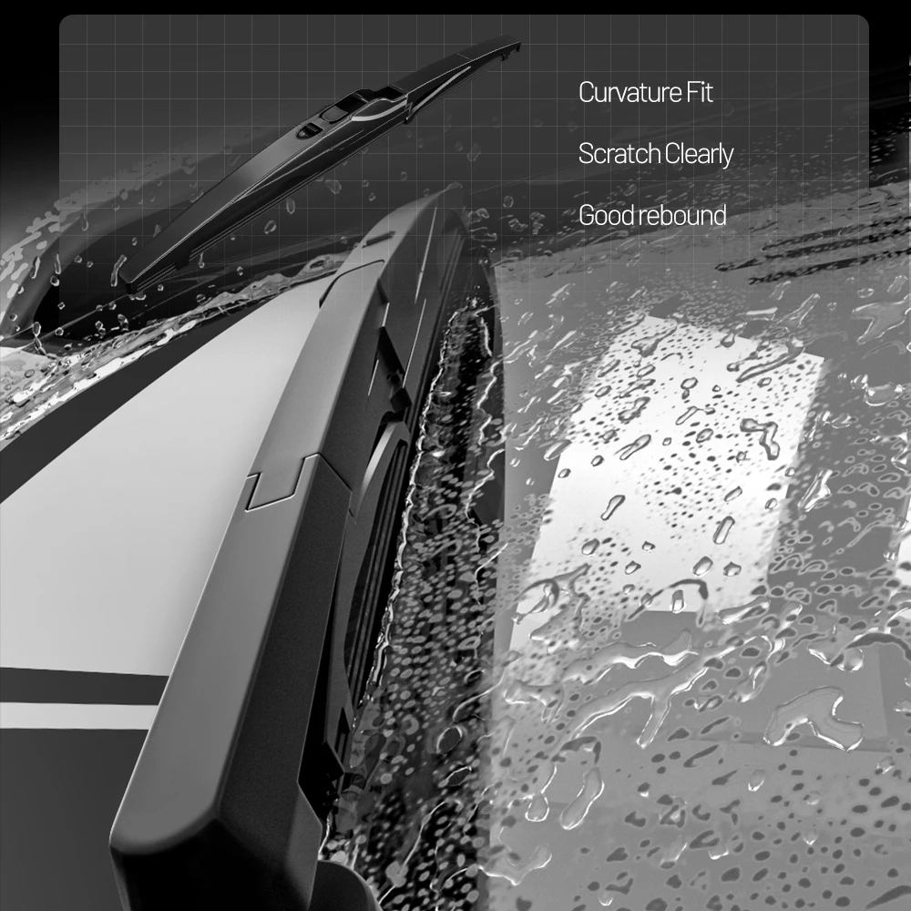 Für VW Tiguan MK1 2007 - 2017 Wischer LHD Vorne und Hinten Wischerblätter 2016 Set Windschutzscheibe Windschutzscheibe Fenster 24 "+ 21" + 13"