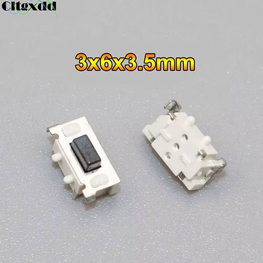 10PCS 2*4*3,5 3*6*3,5 Tactile Tact Push Button Micro Schalter für Samsung S2 S3 S4 Note3 I8190 I8160 Nokia Lenovo HTC Xiaomi Moto – Detail 2